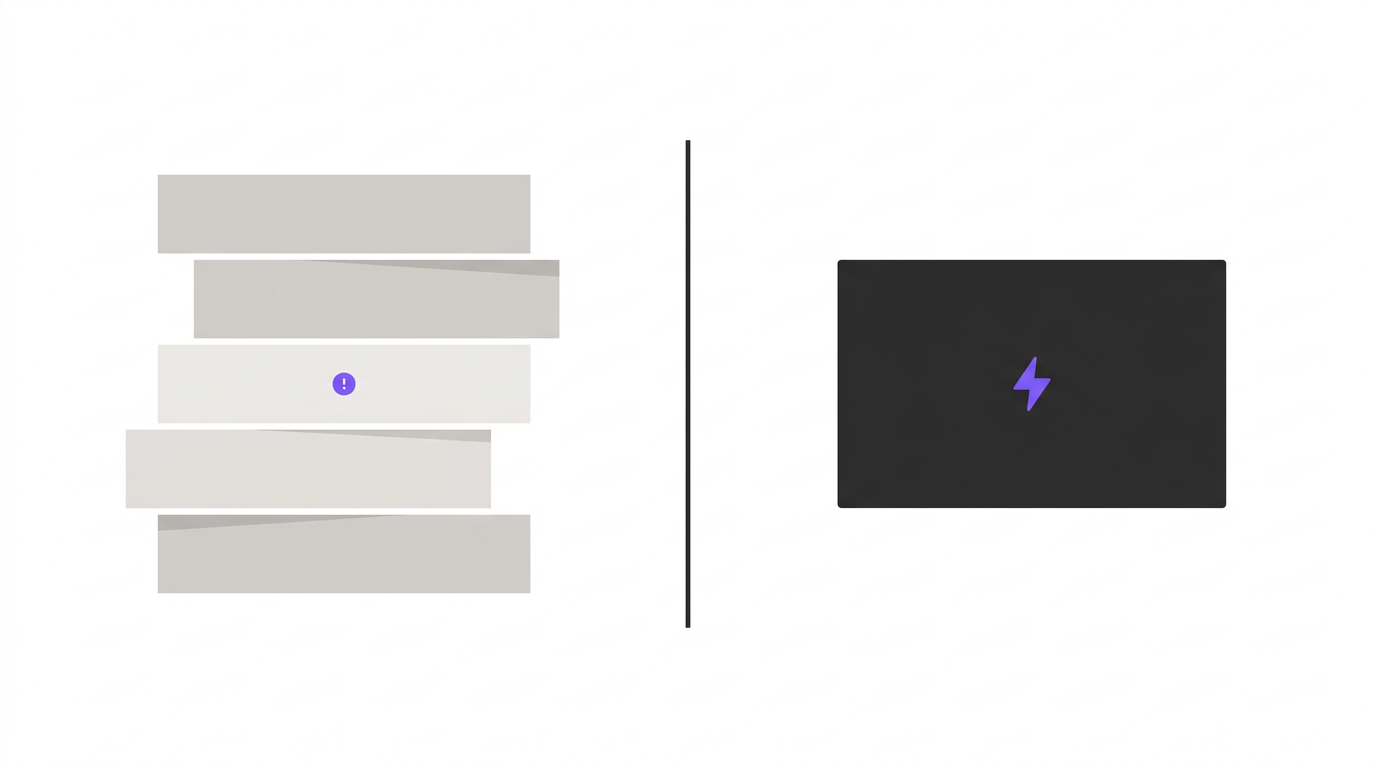 WordPress vs. Custom Code: Wann lohnt sich was wirklich? (mit Kostenrechnung) – Beitragsbild von VisiBuilt